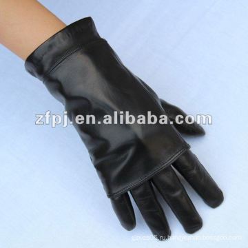 Мода леди кожаные перчатки с многими методами износа
